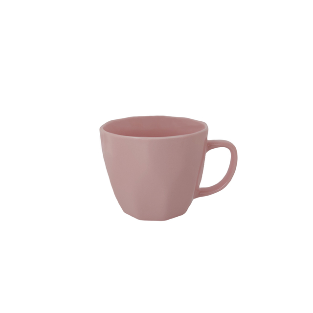 Set X6 Tazas Jarro Prisma Ceramica Relieves Mug Cafe 330 Ml