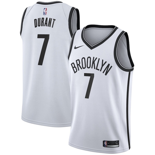 Camisa Regata Nba Brooklyn Nets Kevin Durant #7 Away - Fute Brasil