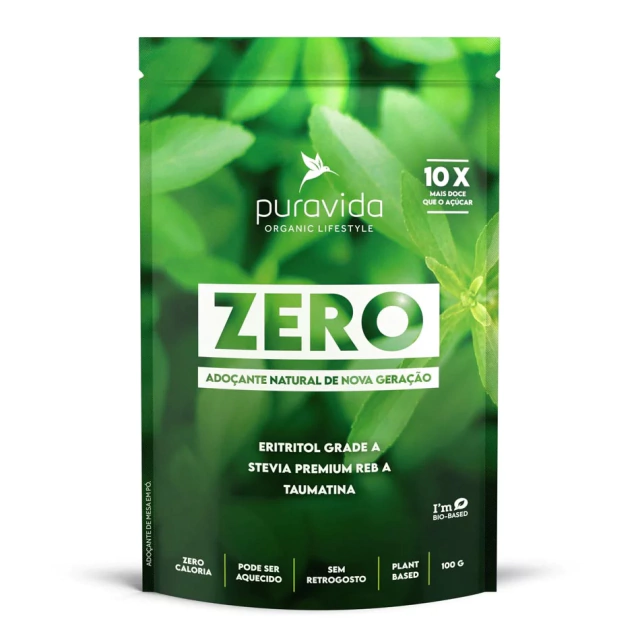 Zero - adoçante natural - puravida - 100g