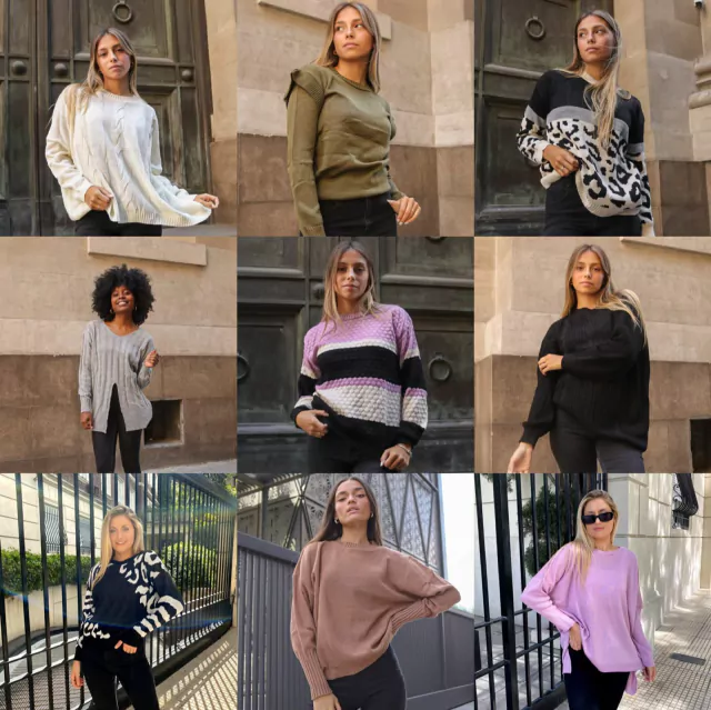 mensual tinción embrague Pack de 25 Sweaters - Prany - Ropa por Mayor Femenina