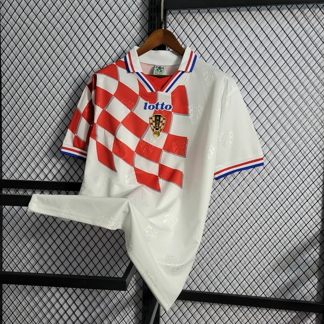 agencia Cobertizo Bienes Camisa Retrô Croácia 1998 - Comprar em JCS Roupas