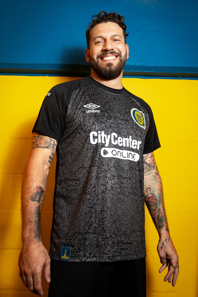 Camiseta arquero hombre Umbro Negra - Rosario Central