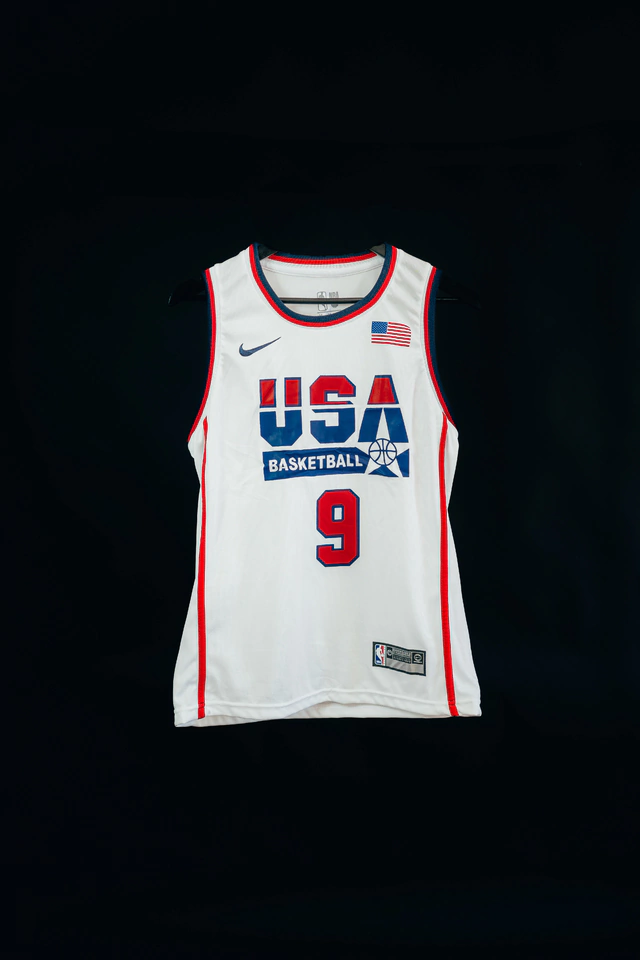 Camiseta USA Michael Jordan (9) Blanca - TUSNICKERS
