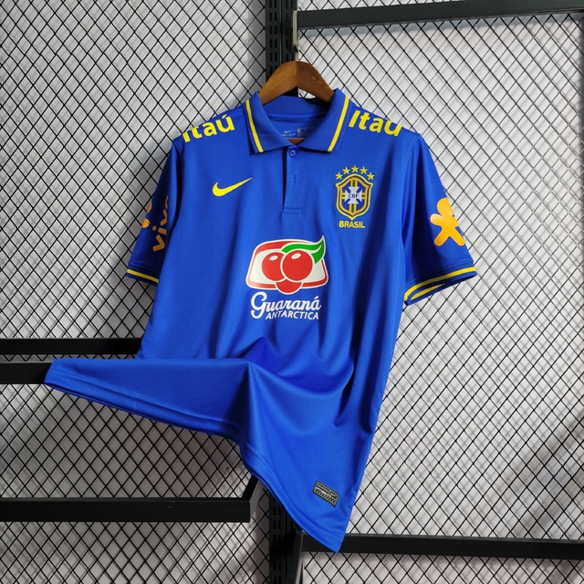 Camisa Polo Seleção Brasileira Azul 2022-2023