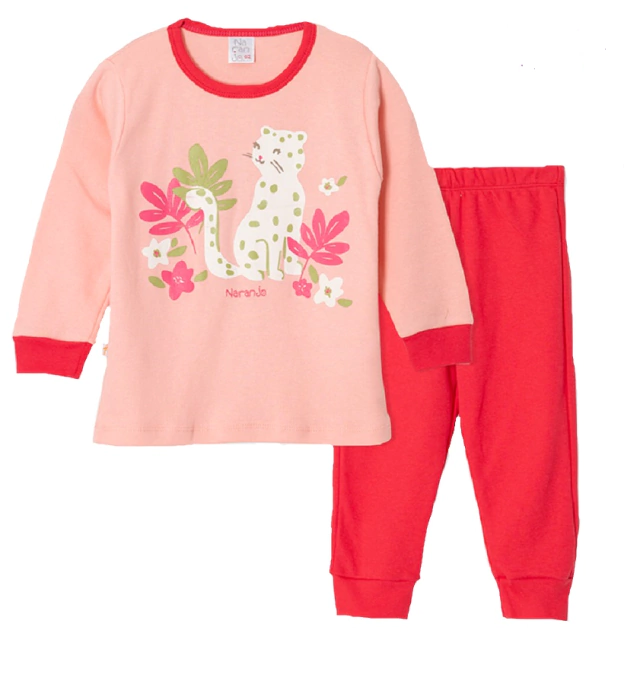Pijama Nena estampado marca Naranjo - Rainbow Kids
