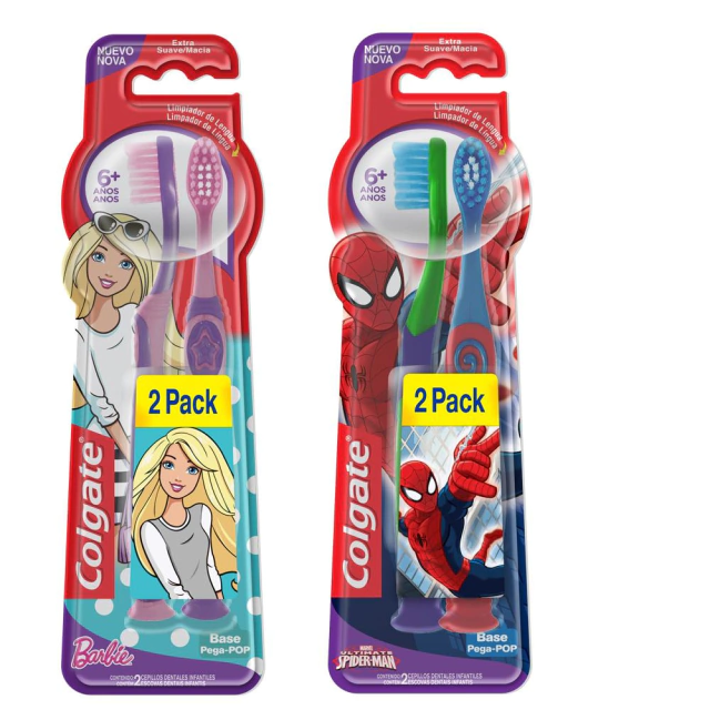Colgate Cepillo Smiles Spiderman-Barbie +6 Anos 1 Unidades