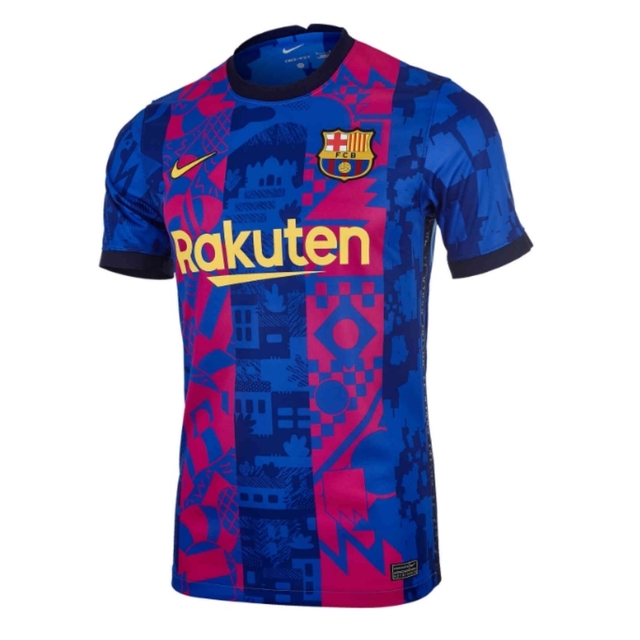 Barcelona Camiseta Champions 21 22 Versión Hincha
