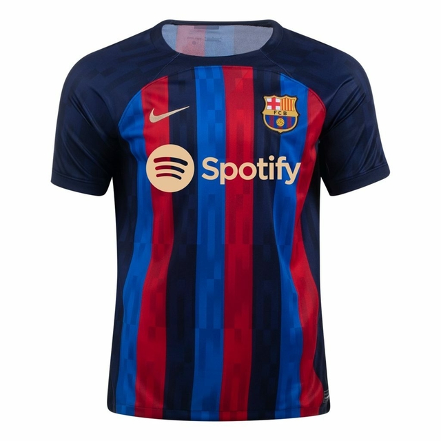 Barcelona Camiseta Titular 22 23 Versión Hincha