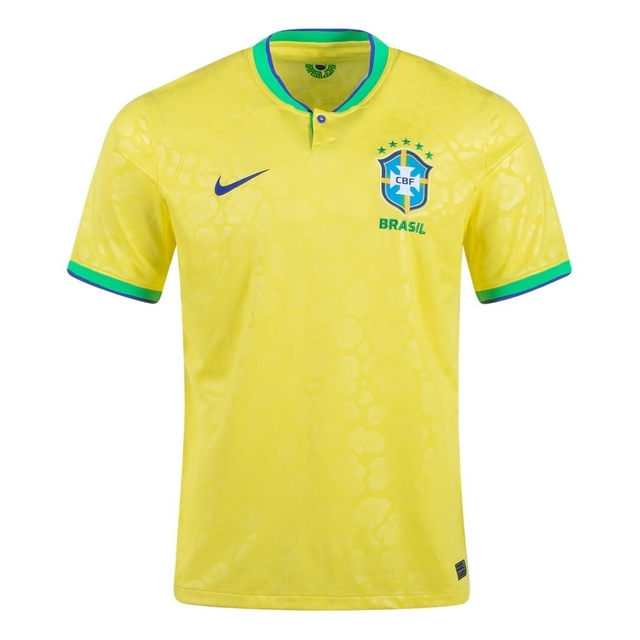 Brasil Camiseta Titular 22 23 Versión Hincha