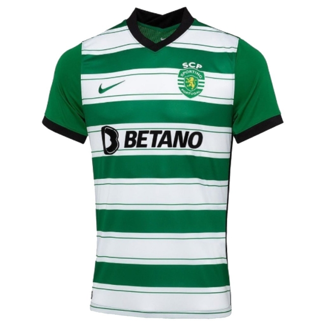 Sporting Lisboa Camiseta Titular 22 23 Versión Hincha
