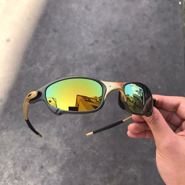 Óculos De Sol Oakley Juliet Armação 24K Edição Especial Corvett