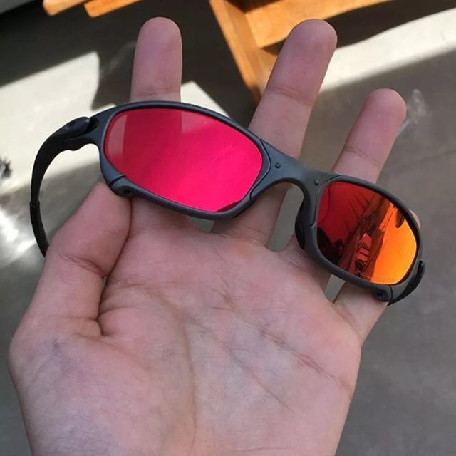 Óculos De Sol Oakley Juliet Armação X-Metal Lentes Dark Rubi Brilho Reto -  Juliet Do Ciclope