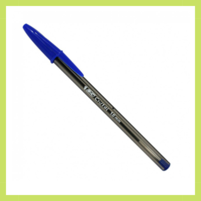 Boligrafo Bic cristal azul 1.6 mm