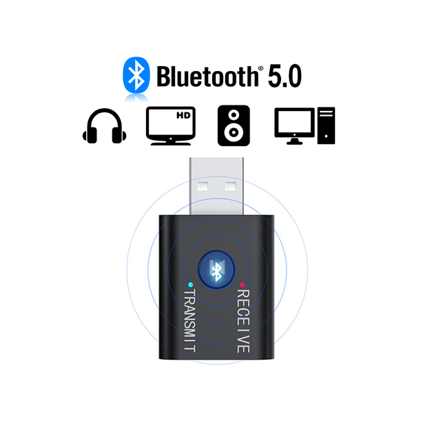 Adaptador Bluetooth Emisor Receptor para Tv Pc Notebook Estéreo