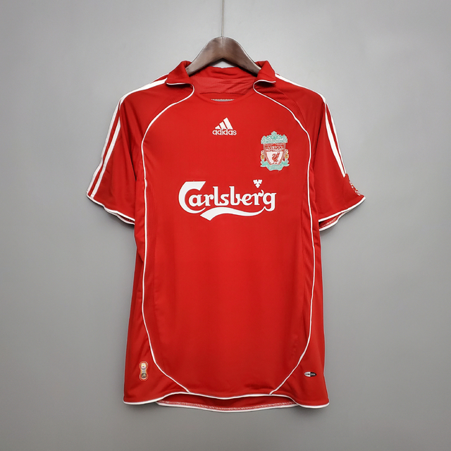 Camisa Liverpool 2006/07 Adidas Retrô - Vermelha