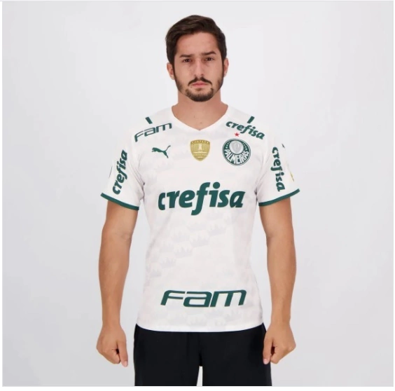 Camisa Palmeiras I 21/22 Torcedor Masculina - Branca (Campeão da  Libertadores)