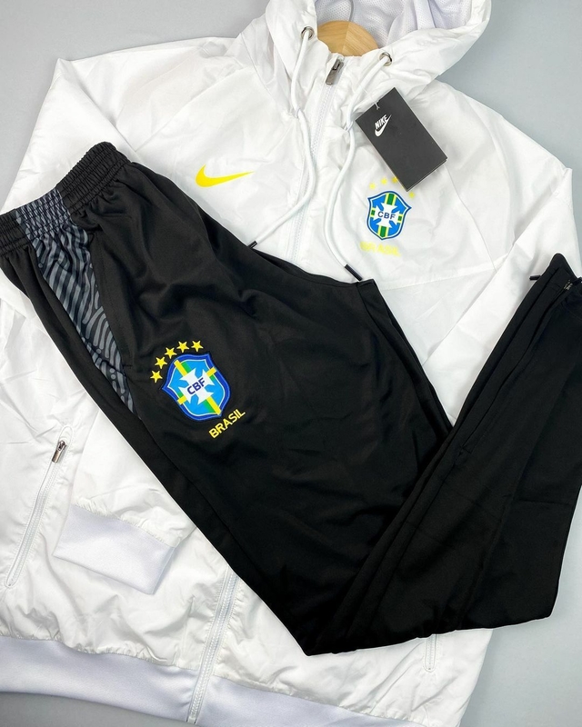 Conjunto Corta Vento & Calça Seleção Brasileira 2022 Nike