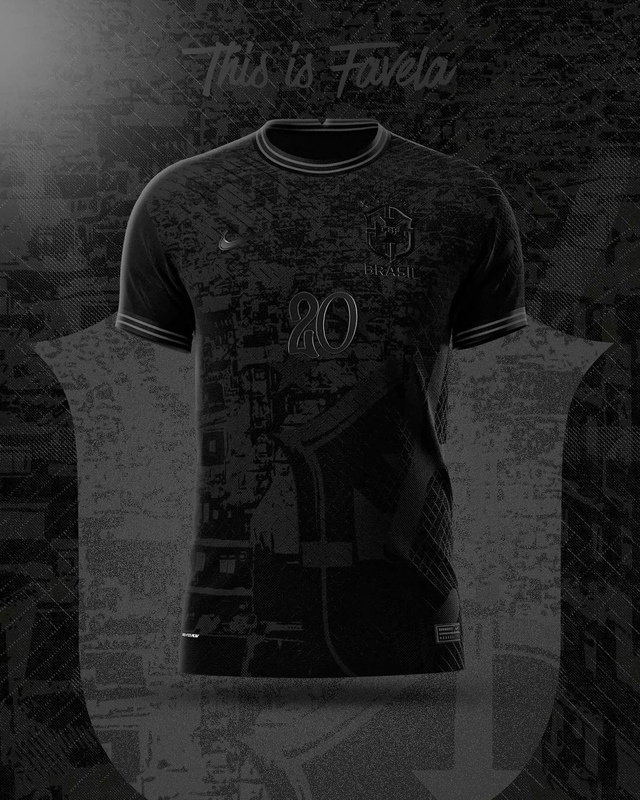 Camisa da Seleção Brasileira Edição “Isso é Favela” 2022 Nike