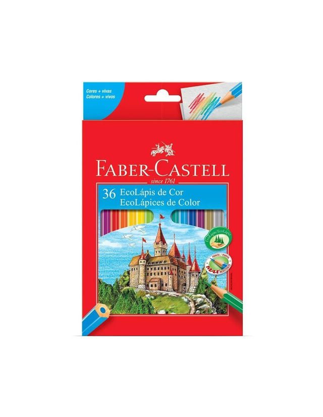 Lápices de colores Faber Castell x36 - TIMMY