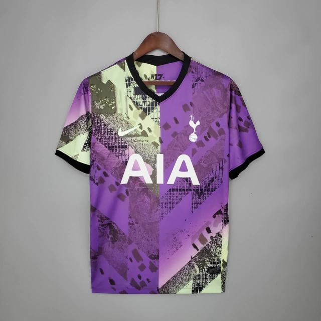 Camisa Tottenham Fourth 21/22 - Torcedor/Masculino - Roxo e Cinza - Nike