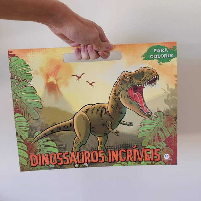 Meu Blocão de Colorir - Dinossauros