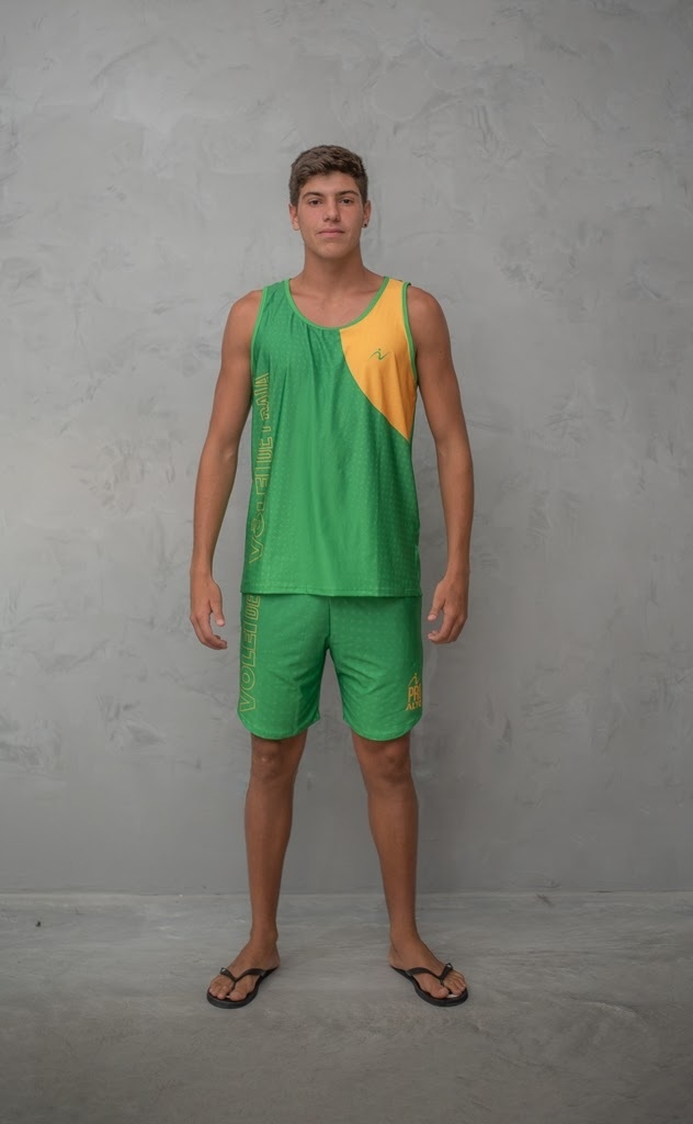 Camiseta Regata Masculina Vôlei de Praia PROALTO - Verde