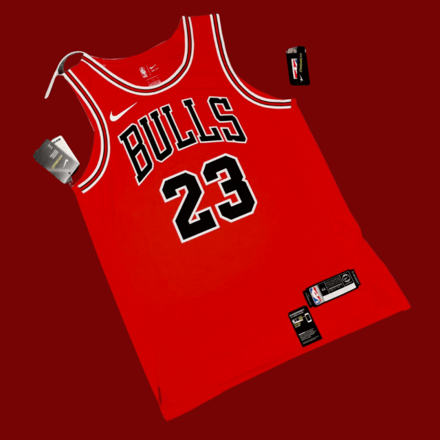 Camisa Jersey Chicago Bulls - 23 Michael Jordan - AUTHENTIC
