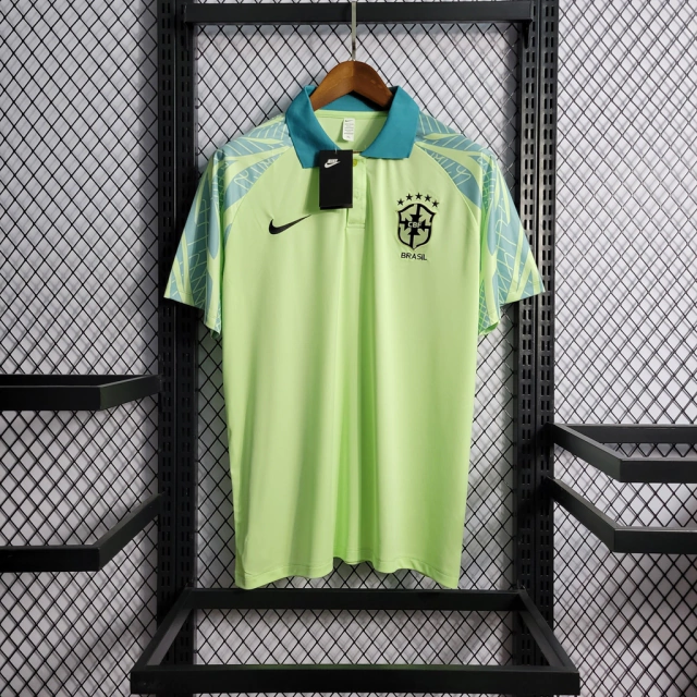 Camisa Brasil Polo 22/23 Nike - Verde