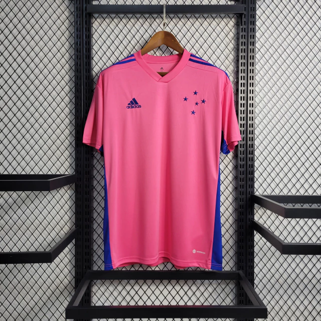Camisa Cruzeiro Pink Edition 22/23 s/n° Torcedor Adidas Masculina - Rosa