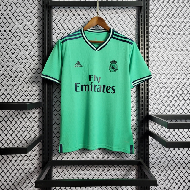 Camisa Retrô Real Madrid 19/20 Third Adidas - Verde