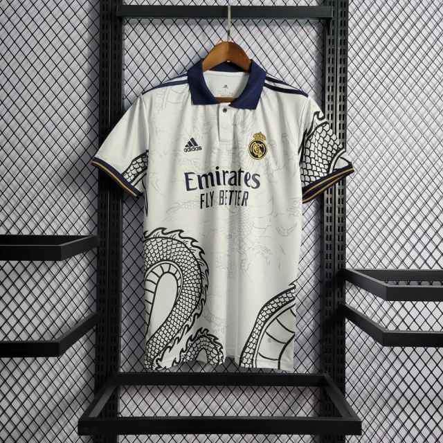 Camisa Real Madrid Dragon Concept 22/23 s/n° Adidas - Branco
