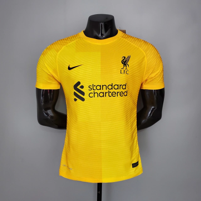 Camisa Liverpool Goleiro 21/22 s/n° Player Version Nike Masculina - Amarelo
