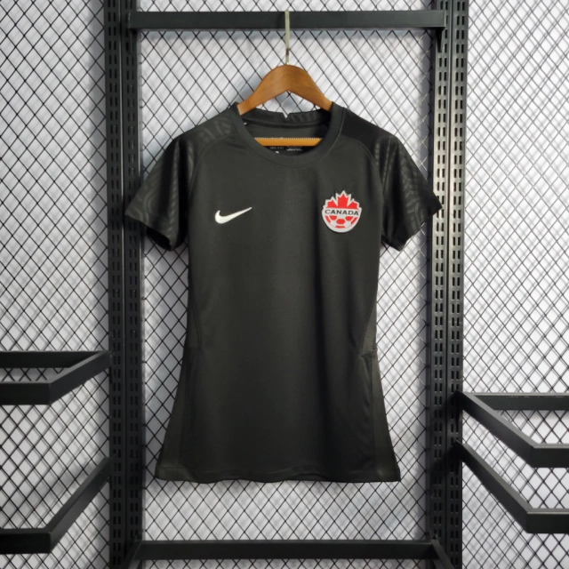 Camisa Canadá Third 2022 s/n° Torcedor Nike Feminina - Preto