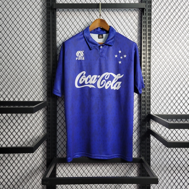 Camisa Retro Cruzeiro Home 93/94 - Azul