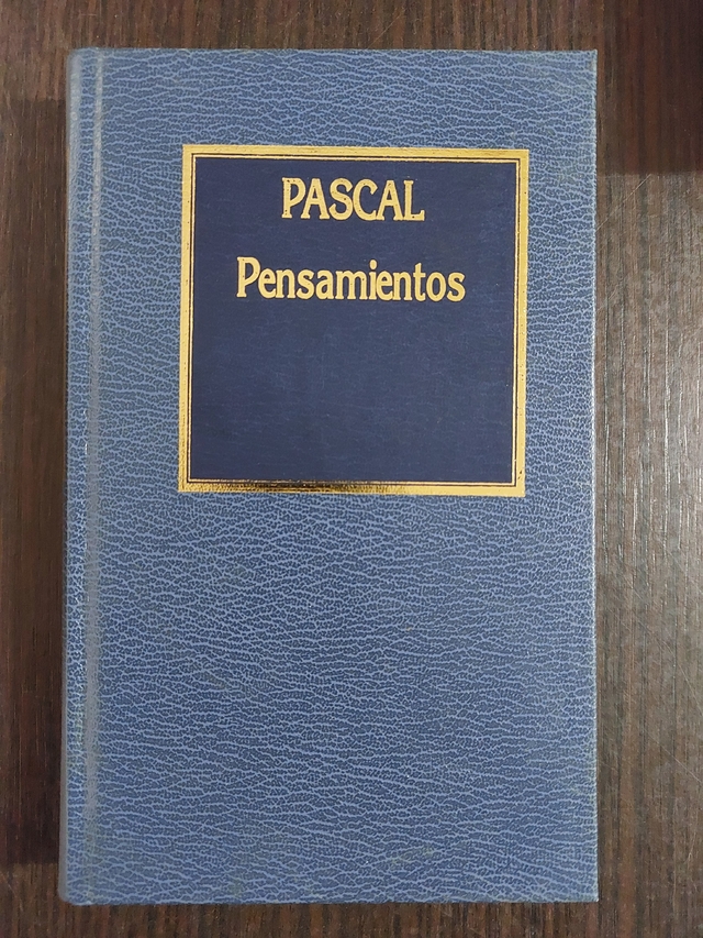 Pensamientos- Pascal - Comprar En Libros De La Costa