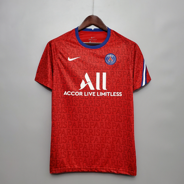 Camisa de treino PSG Vermelha 2020/2021 - Dream Shop
