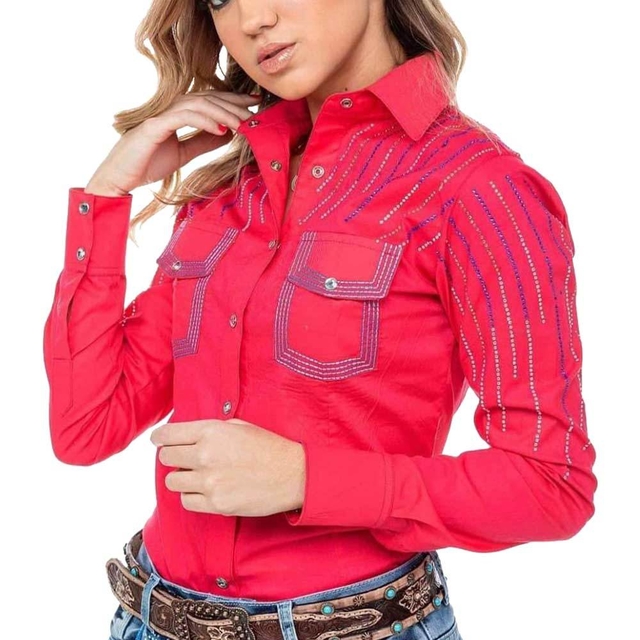Camisa Miss Country Star Pink 7633