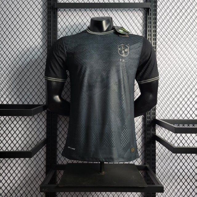 Camisa Seleção Brasileira Concept All Black 2022 | Versão Jogador