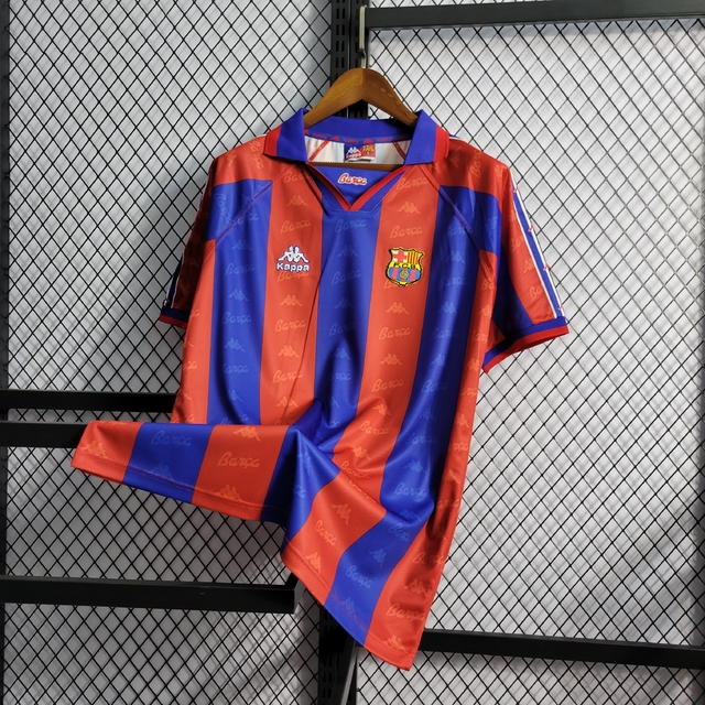 Camisa Retro Barcelona Home Kit Kappa 96-97