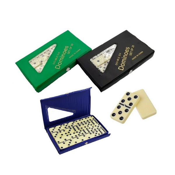 Domino Profissional De Osso Com 28 Pecas 5mm Art Game – Papelaria