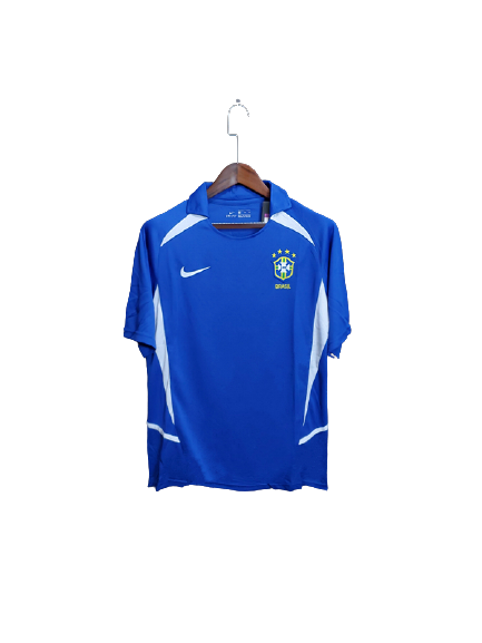 Camiseta Retro Brasil Masculino - Away 2002 - Fut Norte