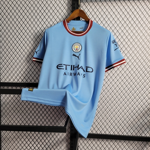 Nova camisa do Manchester City Titular 22-23