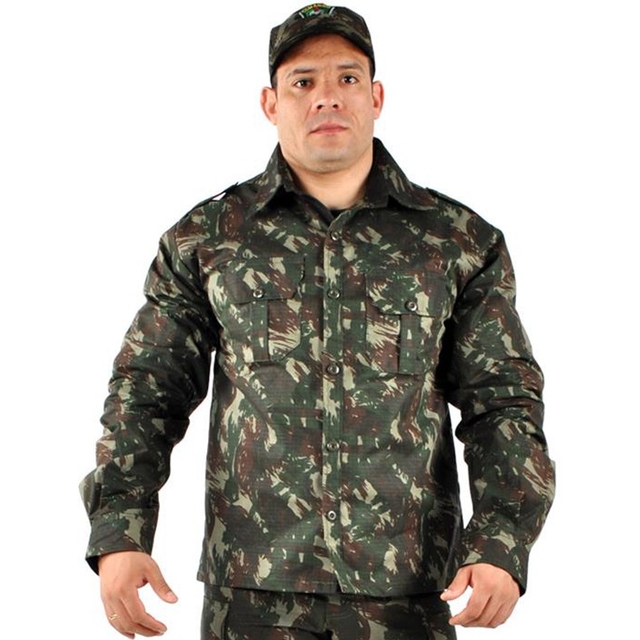 Camisa Adventure Camuflada Exército Brasileiro