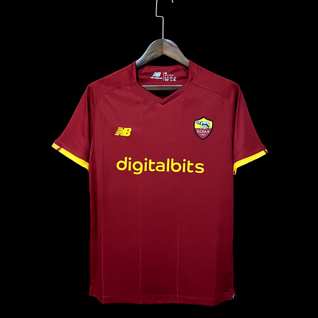 Camisa Roma - HOME - 2021/22 - Comprar em Footzera