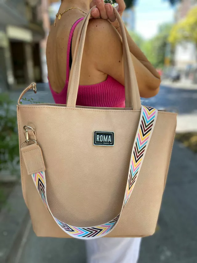 Cartera ANNA - Nude - Comprar en Roma Bags