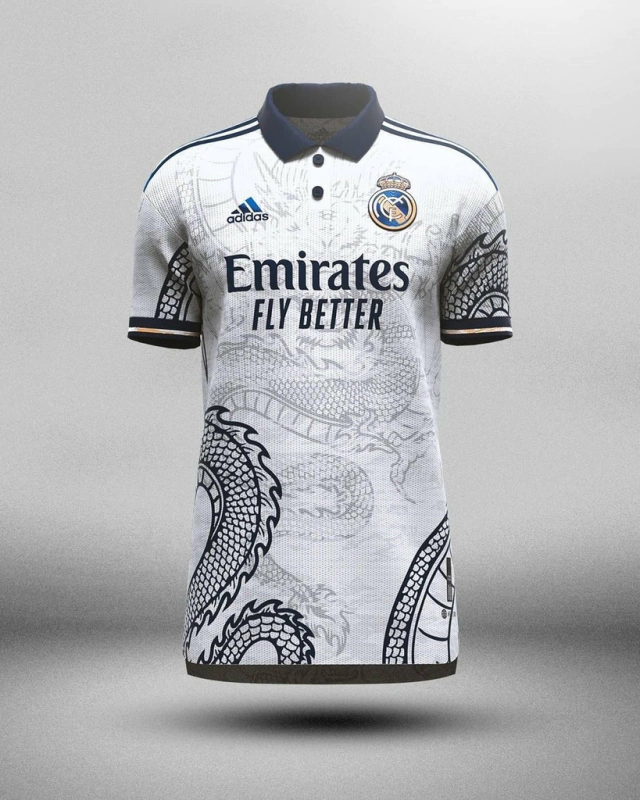 Camisa Real Madrid Edição Especial White Dragon 22/23 - Jogador