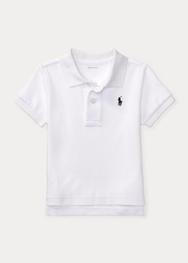 Camisa Polo Ralph Lauren Branca - Babyimports