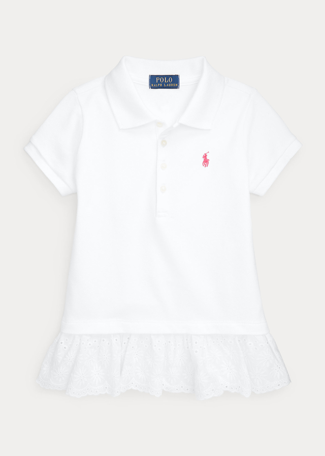 Camisa feminina Polo Ralph Lauren Branca - Babyimports