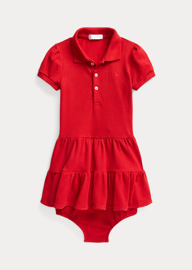 Vestido Polo Ralph Lauren Vermelho - Babyimports