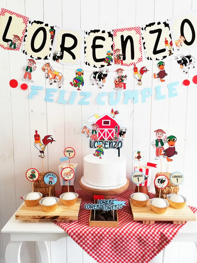 Party box Granja de Zenón - Kit decoración cumpleaños Granja de Zen
